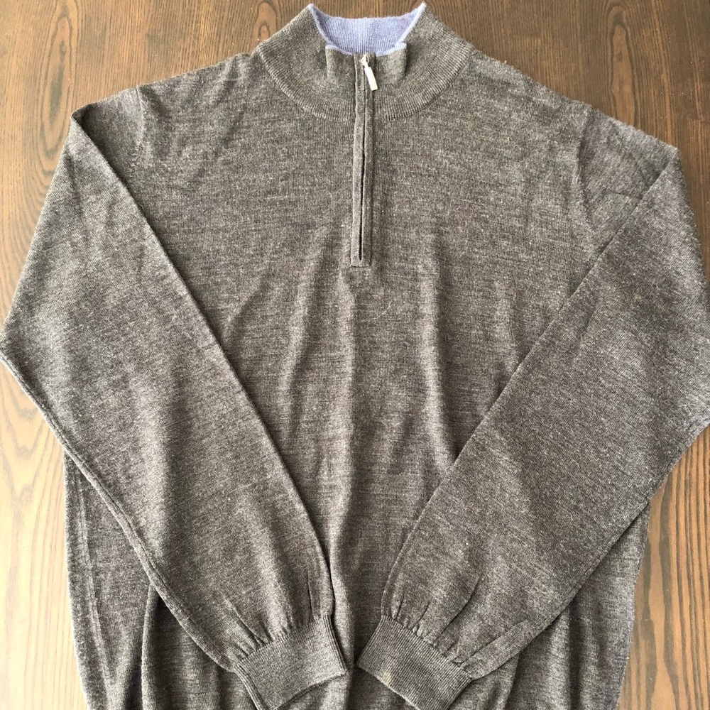 Men’s Half-Zip Sweater - Saks Fifth Avenue NWT!